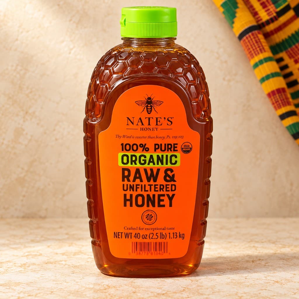 Nate's Organic Raw & Unfiltered Honey