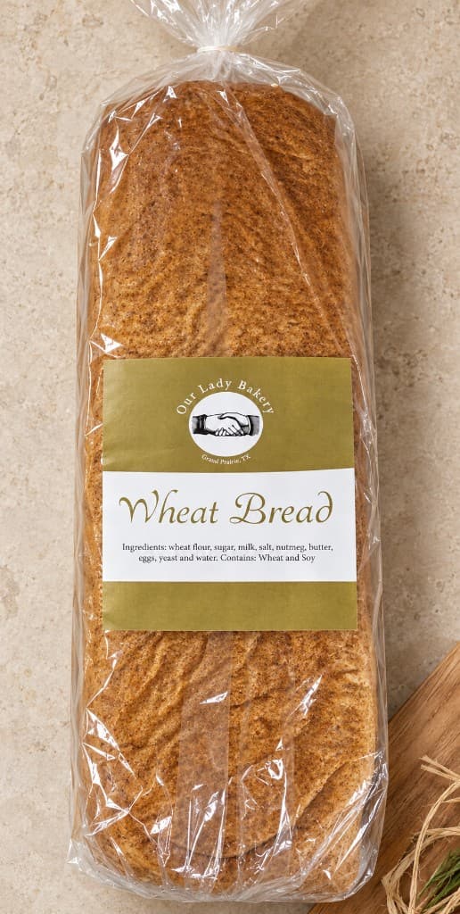 Our Lady Bakery Wheat Bread